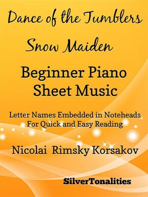 cover image of Dance of the Tumblers Snow Maiden Beginner Piano Sheet Music